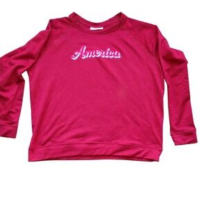 New  78 & Sunny Sweatshirt XL Red Crew Neck Vintage Inspired